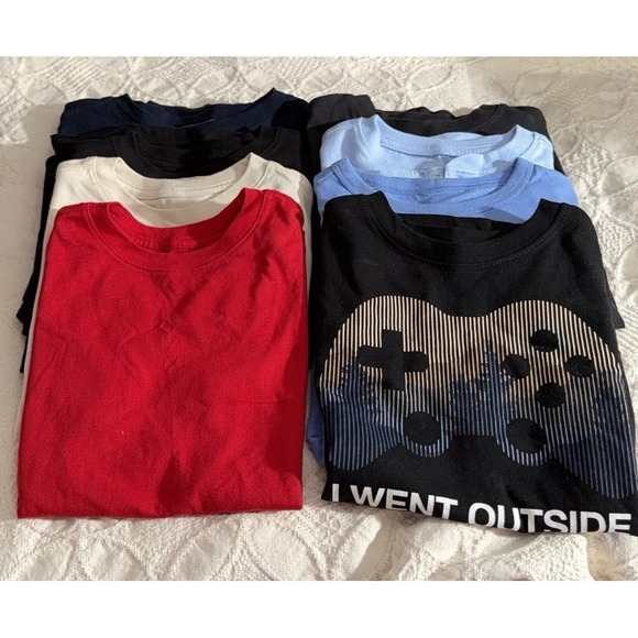 Mix No. 6 Other - Lot Of 7 Boys Shirts Old Navy, Wonder Nation Size 6-7